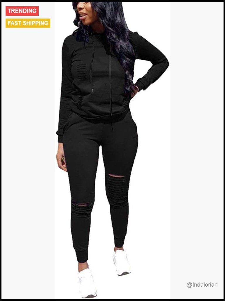 Long Sleeve Two Piece Tracksuit Set Polyester Spandex Casual